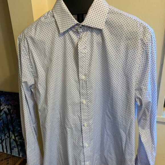 CON.STRUCT Stretch Slim Fit Button Down Shirt - Picture 1 of 6